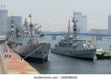 Tokyo, Japan - June 12, 2007:Pakistan Navy Warships.