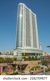 Tokyo, Japan – March 18, 2020 – The Super High-rise Tokyo Dome Hotel Building In Bunkyo City, Tokyo 