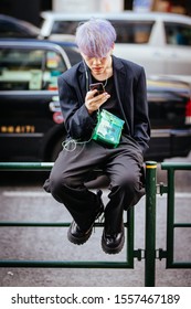 Tokyo, Japan - May 19 2019: Street Life Portraits Of Amazing Fashion And Culture, In Harajuku, Tokyo, Japan