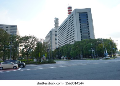 Tokyo, Japan - Oct. 27, 2019: The Tokyo Metropolitan Police Department, which serves as the police force of Tokyo Metropolis. Many Japanese dramas use this as a scene.