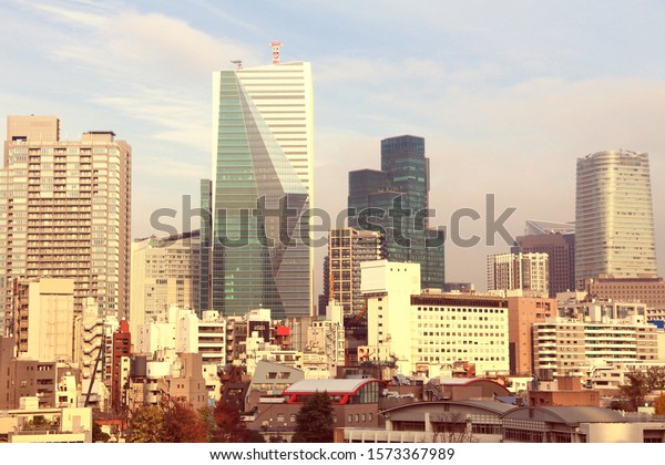 Tokyo Japan Office Building Skyline Roppongi Stock Photo Edit Now