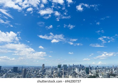 Tokyo Landscape Full View Of The City Center