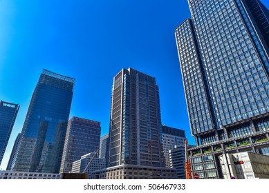 Tokyo Marunouchi Buildings In The Daytime