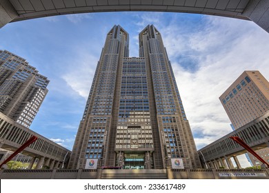 Tokyo Metropolitan Government Office Building, Nishi-Shinjuku, Tokyo - Shutterstock ID 233617489