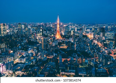 Tokyo Night City View.