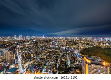 Tokyo Night Scene Full Of Light