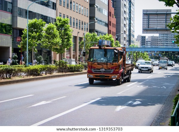 Tokyo, Tokyo prefecture / Japan: 09 19 2014: One of
the streets of Tokyo