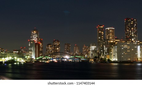 Tokyo Skyline At Night