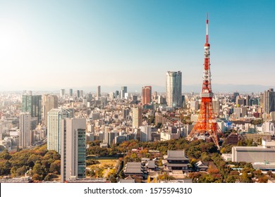 Tokyo Skyscraper City View In Japan