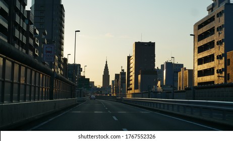 Tokyo Sunrise,View From Shuto Expressway