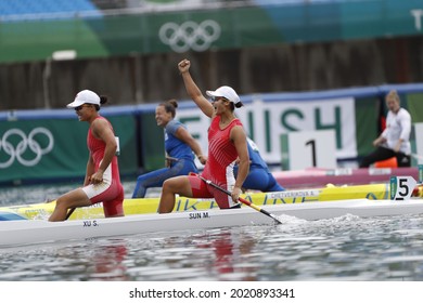 Tokyo-Japan August 07, 2021 Tokyo2020 Olympic Games,  The Gold Medal Canoeing 