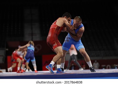 Tokyo-Japan August 2, 2020 Tokyo 2020 Olympic Games, Greco-Roman Wrestling At Makuhari Messe Gym 