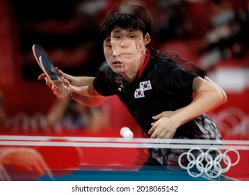 Tokyo-Japan August 2, 2021, Tokyo2020 Olympic Games, Table Tennis At Metropolitan Gymnasium 