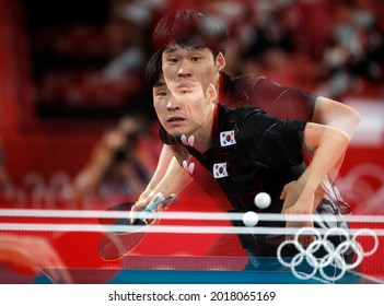 Tokyo-Japan August 2, 2021, Tokyo2020 Olympic Games, Table Tennis At Metropolitan Gymnasium 