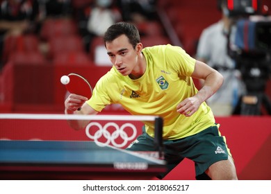 Tokyo-Japan August 2, 2021, Tokyo2020 Olympic Games, Table Tennis At Metropolitan Gymnasium 