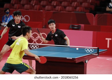 Tokyo-Japan August 2, 2021, Tokyo2020 Olympic Games, Table Tennis At Metropolitan Gymnasium 