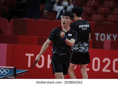 Tokyo-Japan August 2, 2021, Tokyo2020 Olympic Games, Table Tennis At Metropolitan Gymnasium 