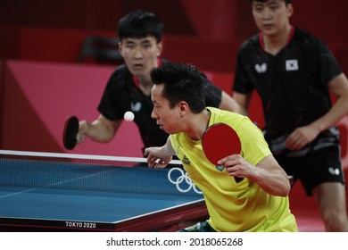 Tokyo-Japan August 2, 2021, Tokyo2020 Olympic Games, Table Tennis At Metropolitan Gymnasium 