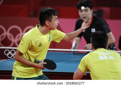 Tokyo-Japan August 2, 2021, Tokyo2020 Olympic Games, Table Tennis At Metropolitan Gymnasium 