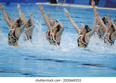 Tokyo-Japan August 6, 2021, Tokyo 2020 Olympic Games, Artistic Swimming 