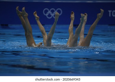 Tokyo-Japan August 6, 2021, Tokyo 2020 Olympic Games, Artistic Swimming 