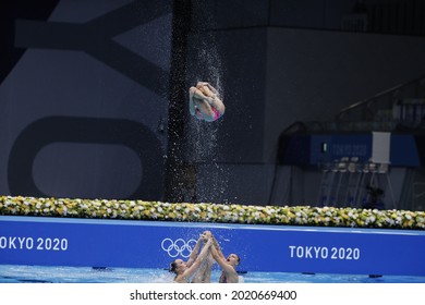 Tokyo-Japan August 6, 2021, Tokyo 2020 Olympic Games, Artistic Swimming 