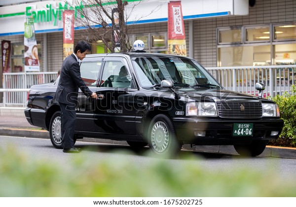 Tokyo/Japan February 24, 2020\
Toyota Comfort\
taxi. The Toyota Comfort, released in 1995, was designed for use as\
a taxicab in Japan.