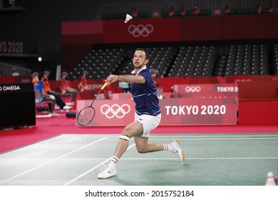 Tokyo-Japan, July 28, 2021, Tokyo 2020 Olympic Badminton Match At The Olympics 