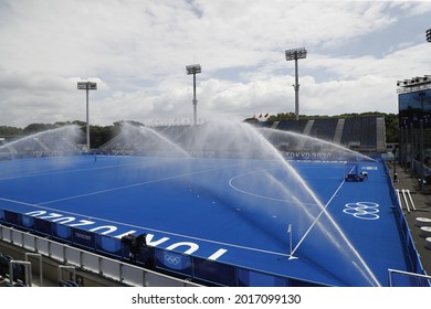 Tokyo-Japan, July 31, 2021 Tokyo2020 Olympic Games, China Vs. England Women's Hockey At Oi Hockey Stadium 