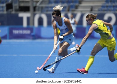 Tokyo-Japan, July 31, 2021 Tokyo2020 Olympic Games, China Vs. England Women's Hockey At Oi Hockey Stadium 