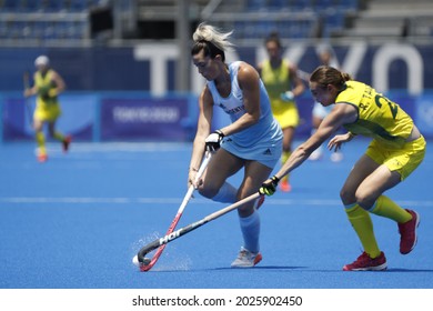 Tokyo-Japan, July 31, 2021 Tokyo2020 Olympic Games, China Vs. England Women's Hockey At Oi Hockey Stadium 