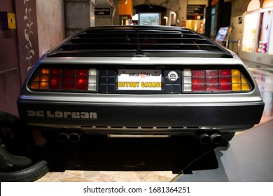 Tokyo/Japan March 5, 2020 
1983 DeLorean. The DMC DeLorean Is A Sports Car Manufactured By John DeLorean's DeLorean Motor Company (DMC) For The American Market From 1981 To 1983.