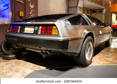 Tokyo/Japan March 5, 2020 
1983 DeLorean. The DMC DeLorean Is A Sports Car Manufactured By John DeLorean's DeLorean Motor Company (DMC) For The American Market From 1981 To 1983.