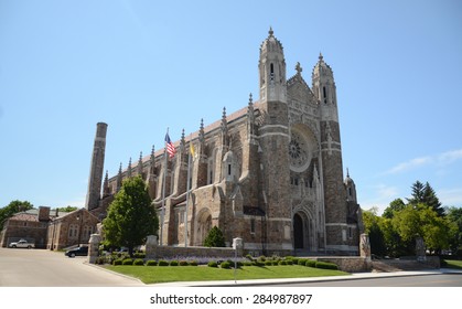 TOLEDO, OH - JUNE 2:  Toledo's Our Lady, Queen of the Most Holy Rosary Cathedral, shown on June 2, 2015, serves the diocese of Toledo.