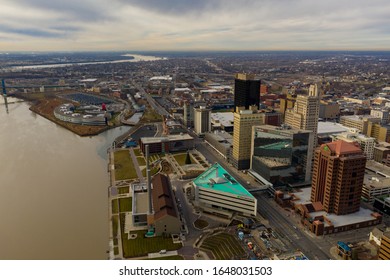 TOLEDO, OH, USA - JANUARY 7, 2020: Downtown Toledo Ohio editorial photo