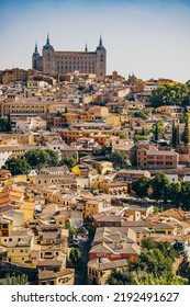 Toledo Spain Hillside View In Daylight