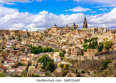 Toledo, Spain Old Town Skyline.