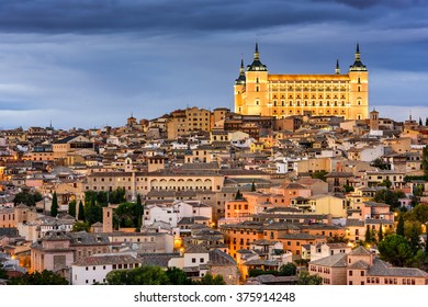 Toledo, Spain Old Town Skyline.