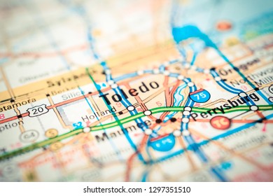 Toledo USA on the map