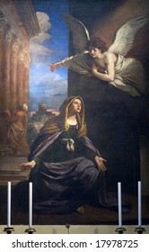 Tolentino (Macerata, Marche, Italy) - The Annunciation, Painting In The San Nicola Church