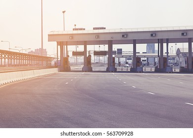 toll booth in express way