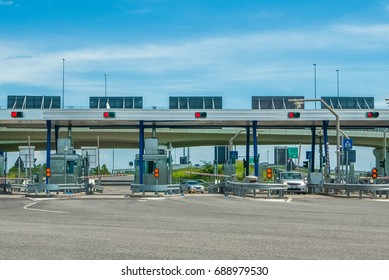Toll Gate Motorway Entrance