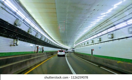 Toll Tunnel In Virginia 