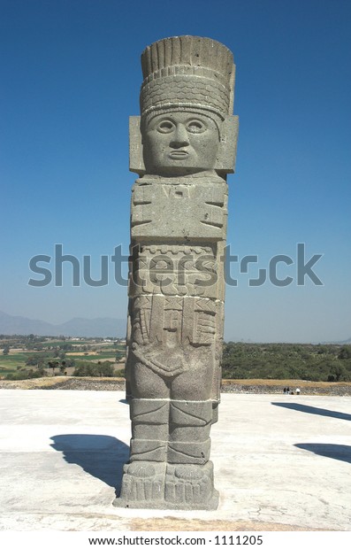 Tolteca Sculpture Totem Stock Photo Edit Now