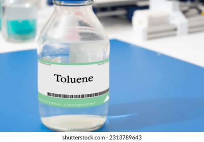 Toluene A colorless, flammable liquid with a sweet odor used as a solvent in the production of various chemicals, such as paints and coatings.