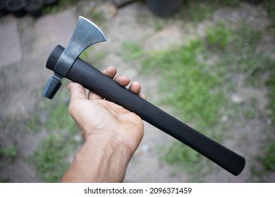 Tomahawk Axe With Ebony Black Handle