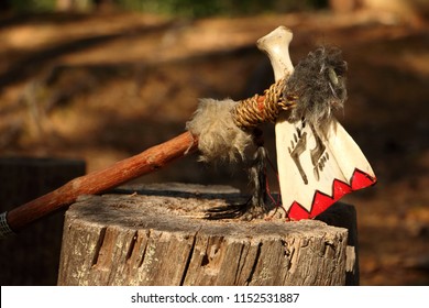 Tomahawk Axe Made Of Bone