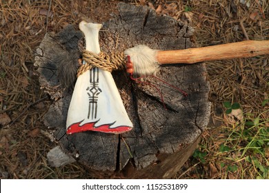 Tomahawk Axe Made Of Bone