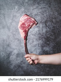 Tomahawk Axe Shaped Piece Of Meat