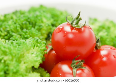  Tomato and broccoli